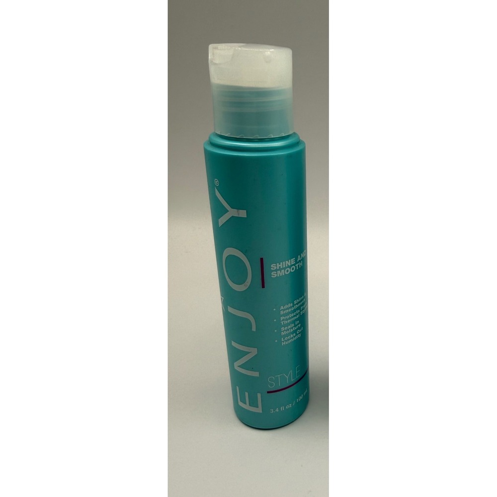 Enjoy Shine and Smooth Styling Serum 3.4oz Anti-Frizz Thermal Protection Gloss